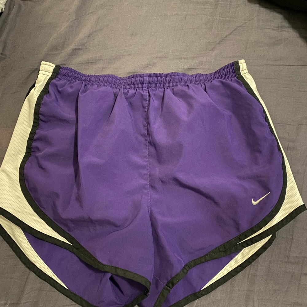 Purple Nike shorts